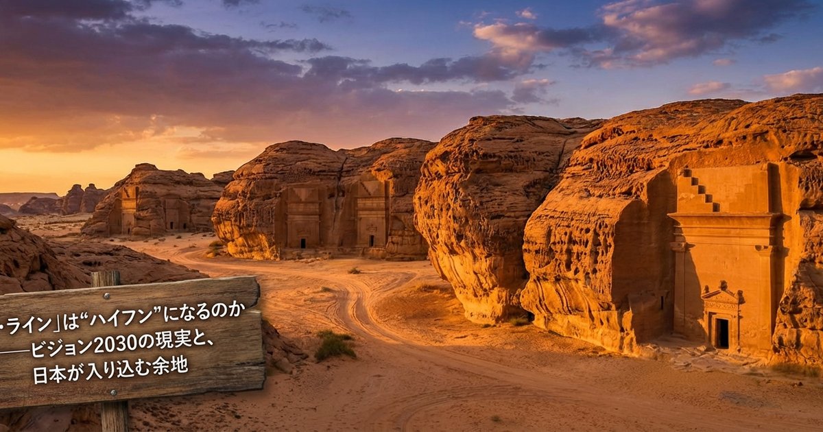 「ザ・ライン」は“ハイフン”になるのか――ビジョン2030の現実と、日本が入り込む余地